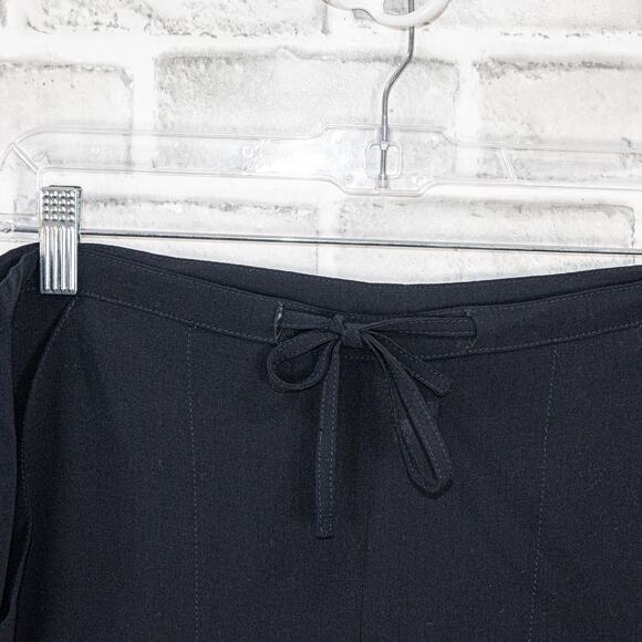 PIAZZA SEMPIONE Women's Drawstring Pants in Wool Navy Blue size 44IT 8US - Picture 5 of 9